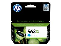 HP 963XL - 22.77 ml - Tuottoisa - sinivihreä - alkuperäinen - mustepatruuna malleihin Officejet Pro 9010, 9012, 9014, 9015, 9016, 9019, 9020, 9022, 9025 3JA27AE#301