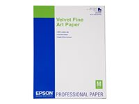 Epson Fine Art Velvet - Sametti - A2 (420 x 594 mm) 25 arkki (arkit) hienopaperi (fine art) malleihin SureColor P5000, P800, SC-P10000, P20000, P5000, P7500, P900, P9500 C13S042096