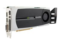 NVIDIA Quadro - Grafikkort - Quadro 6000 - 6 GB GDDR5 - PCIe 2.0 x16 - DVI, 2 x DisplayPort - för Workstation Z420, Z620, z800, Z820 WS097AA