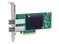 Emulex LPe38102 - Kundsats - säker värd bussadapter - PCIe 4.0 - 64Gb Fibre Channel (Short Wave) x 2 - med Överta Dell-systemets garanti ELLER ett års maskinvarugaranti 406-BBXR