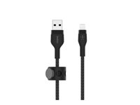 Belkin BOOST CHARGE - Salamakaapeli - USB uros to Lightning uros - 2 m - musta CAA010BT2MBK