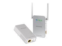 NETGEAR Powerline PLW1000 - - voimajohtosovitinsarja - - 1GbE, HomePlug AV (HPAV) 2.0, IEEE 1901 - Wi-Fi 5 - Dual Band - seinäpistorasiaan kytkettävä - sekä NETGEAR PowerLINE 1000 Adapter (PL1000) PLW1000-100PES