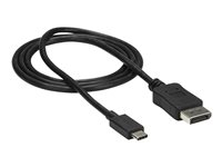 StarTech USB-C till DisplayPort-kabeladapter - 1 m - 4K vid 60 Hz - DisplayPort-kabel - USB-C (hane) till DisplayPort (hane) - Displayport 1.2/Thunderbolt 3 - 1 m - 4K60Hz (3840 x 2160) stöd - svart - för P/N: TB33A1C, TB3DK2DPM2, TB3DKDPMAW, TB3DKDPMAWUE, TB3DOCK2DPPD, TB3DOCK2DPPU CDP2DPMM1MB