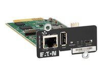 Eaton Cybersecure Gigabit NETWORK-M3 Card for UPS and PDU - Adapter för administration på distans - Gigabit Ethernet x 1 - för P/N: 5PX3000IRTNG2, 9PX1500RT-L, 9PX2000RT-L, 9PX2200GRT-L, 9PX3000GRT-L, 9PX3000RT-L NETWORK-M3