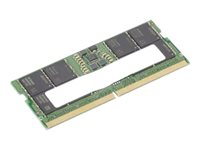 ThinkPad - DDR5 - moduuli - 16 Gt - 262-nastainen SO-DIMM - 4800 MHz / PC5-38400 - Campus - vihreä malleihin ThinkPad T14 Gen 4 21HD; T15p Gen 3 21DA, 21DB 4X71K08907