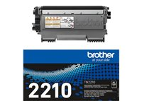 Brother TN2210 - Musta - alkuperäinen - väriainekasetti malleihin Brother DCP-7060, 7065, 7070, HL-2240, 2250, 2270, MFC-7360, 7460, 7860; FAX-2840, 2940 TN2210