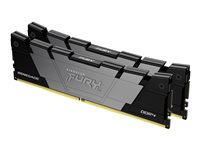 Kingston FURY Renegade - DDR4 - pakkaus - 16 Gt: 2 x 8 Gt - DIMM 288 nastaa - 3200 MHz / PC4-25600 - CL16 - 1.35 V - puskuroimaton - non-ECC - musta KF432C16RB2K2/16