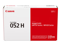 Canon 052 H - Suuri kapasiteetti - musta - alkuperäinen - väriainekasetti malleihin imageCLASS LBP212, LBP215, MF429; i-SENSYS LBP212, LBP214, LBP215, MF421, MF426, MF429 2200C002