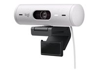 Logitech BRIO 500 - Webbkamera - färg - 1920 x 1080 - 1080p, 720p - ljud - USB-C 960-001428