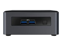 Intel Next Unit of Computing Kit NUC7i7DNHE - mini-PC Core i7 8650U 1.9 GHz - vPro - 0 GB - ingen HDD BLKNUC7I7DNH3E