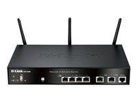 D-Link Wireless Services Router DSR-500N - Trådlös router 4-ports-switch - 1GbE - WAN-portar: 2 2,4 GHz DSR-500N