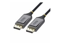StarTech - DisplayPort-kabel - DisplayPort (hane) spärrad till DisplayPort (hane) spärrad - DisplayPort 1.4 - 15 m - Active Optical Cable (AOC), hybrid, plenumklassad, 8K60Hz stöd, upp till 32,4 Gbps datahastighet, Enkelriktad - svart 8K-AOC-15M-DP-CABLE
