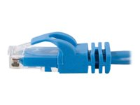 C2G Cat6 Booted Unshielded (UTP) Network Patch Cable - Kytkentäkaapeli - RJ-45 (uros) to RJ-45 (uros) - 50 m - UTP - CAT 6 - valettu, piikitön, säikeinen - sininen 83396