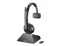 Poly Savi 8210-M Office - Savi 8200 series - micro-casque - sur-oreille - DECT / Bluetooth - sans fil - noir 8D3J8AA#ABB