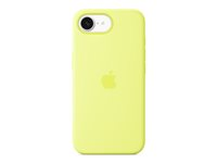 Apple - Skydd för mobiltelefon - silikon - neongul - för iPhone 16e MGYW4ZM/A