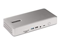 StarTech.com Thunderbolt 4 Multi-Display Docking Station, Quad/Triple/Dual Monitor Dock, 2x HDMI/2x DisplayPort, 7x USB Hub, 2.5 Gigabit Ethernet, 98W Power Delivery, for Windows/MacBook - TB4 Host Cable (132UE-TB4USB4DOCK) - Dockningsstation - Thunderbolt 4 - 2 x HDMI, 2 x DP - 1GbE - 180 Watt 132UE-TB4USB4DOCK