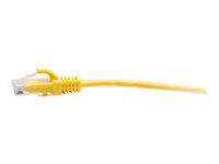 C2G 3ft (0.9m) Cat6a Snagless Unshielded (UTP) Slim Ethernet Network Patch Cable - Yellow - Kytkentäkaapeli - RJ-45 (uros) to RJ-45 (uros) - 90 cm - 4.8 mm - UTP - CAT 6a - valettu, piikitön - keltainen C2G30168
