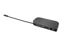 Kensington SD1610P USB-C Mobile 4K Dock w/ Pass-Through Charging - Dockningsstation - USB-C - VGA, HDMI - 1GbE - Europa - för Microsoft Surface Book 2, Go, Laptop 3, Pro 7, Pro X K38365EU
