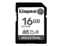 Kingston Industrial - Flash-muistikortti - 16 Gt - A1 / Video Class V30 / UHS-I U3 / Class10 - microSDHC UHS-I SDIT/16GB