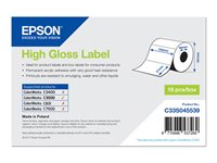 Epson - Högblank - 51 x 102 mm 610 etikett (er) (1 rulle/rullar x 610 matrisskurna etiketter - för ColorWorks CW-C4000E (BK), CW-C4000E (MK); TM C3500 C33S045539