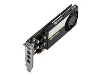 NVIDIA - Grafikkort - T1000 - 4 GB GDDR6 - PCIe 3.0 x16 låg profil - 4 x Mini DisplayPort VCNT1000-PB