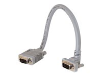 C2G Premium SXGA 90° Up Angled - VGA-förlängningskabel - HD-15 (VGA) (hane) till HD-15 (VGA) (hona) - 2 m - 90° anslutning 81053