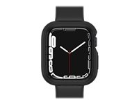 OtterBox EXO EDGE - Puskurikuori älykellolle - polykarbonaatti, TPE - musta malleihin Apple Watch (45 mm) 77-87551