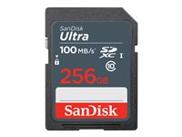 SanDisk Ultra - Flash-muistikortti - 256 Gt - UHS Class 1 / Class10 - SDXC UHS-I SDSDUNR-256G-GN3IN