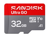 SanDisk Ultra GO - Flash-minneskort - 32 GB - A1 / UHS-I U1 / Class10 - microSDHC UHS-I SDSQUGN-032G-GN6MN