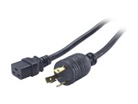 APC - Strömkabel - NEMA L6-30 (hane) till IEC 60320 C19 - 2.44 m - svart - för P/N: SRT10KRMXLT-A, SRT5KRMXLT-5KTF-A, SRT5KRMXLT-A, SRT6KRMXLT-A, SRT8KRMXLT-A, SRT8KXLJ AP9896