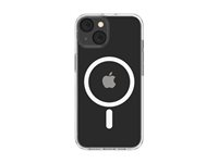 Belkin - Baksidesskydd för mobiltelefon - magnetbehandling - klar - för Apple iPhone 13 MSA005BTCL