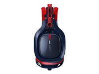 ASTRO A40 TR - Kuuloke + mikrofoni - täysi koko - langallinen - 3,5 mm jakkiliitin - laivastonsininen, karmiininpunainen 939-001668
