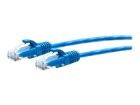 C2G 15ft (4.5m) Cat6a Snagless Unshielded (UTP) Slim Ethernet Network Patch Cable - Blue - Kytkentäkaapeli - RJ-45 (uros) to RJ-45 (uros) - 4.5 m - 4.8 mm - UTP - CAT 6a - valettu, piikitön - sininen C2G30136