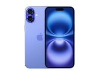 Apple iPhone 16 Plus - 5G smartphone - dual-SIM / Internminne 256 GB - OLED display - 6.7" - 2796 x 1290 pixels - 2 bakre kameror 48 MP, 12 MP - front camera 12 MP - ultramarinblå MXY23QN/A