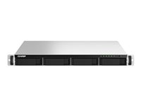 QNAP TS-464U-RP - NAS-palvelin - 4 telineet - 16 Tt - telineasennettava - SATA 6Gb/s - HDD 4 Tt x 4 - RAID RAID 0, 1, 5, 6, 10, JBOD - RAM 8 Gt - 2.5 Gigabit Ethernet - iSCSI tuki - 1U TS-464U-RP-8G+4XHDWG440UZSVA