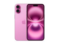 Apple iPhone 16 Plus - 5G smartphone - dual-SIM / Internminne 128 GB - OLED display - 6.7" - 2796 x 1290 pixels - 2 bakre kameror 48 MP, 12 MP - front camera 12 MP - rosa MXVW3QN/A