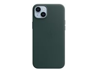 Apple - Skydd för mobiltelefon - MagSafe-kompatibilitet - läder - skogsgrön - för iPhone 14 Plus MPPA3ZM/A