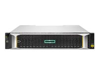 HPE Modular Smart Array 2062 16Gb Fibre Channel SFF Storage - Kiintolevyasemaryhmä - 3.84 Tt - 24 telineet (SAS-3) - SSD 1.92 Tt x 2 - 16Gb Fibre Channel (ulkoinen) - telineasennettava - 2U R0Q80B