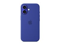 Apple - Skydd för mobiltelefon - MagSafe-kompatibilitet - silikon - ultramarinblå - för iPhone 16 MYY63ZM/A