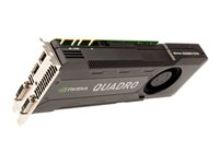 NVIDIA Quadro - Grafikkort - Quadro K5000 - 4 GB GDDR5 - PCIe x16 - DVI, 2 x DisplayPort - för ThinkStation C20; C20x; C30; D20; D30; S20; S30 0B47081