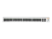 HPE Aruba Instant On 1930 48G Class4 PoE 4SFP/SFP+ 370W Switch - Kytkin - L3 - Hallinnoitu - 48 x 10/100/1000 (PoE) + 4 x 1 Gigabit / 10 Gigabit SFP+ - telineeseen asennettava - PoE (370 W) JL686B#ABB