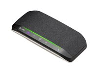 HP Poly Sync 10-M - Högtalartelefon (handsfree) - kabelansluten - USB-A, USB-C - silver - Certifierad för Microsoft-teams 77P34AA