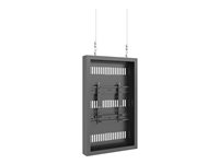Multibrackets M Pro Series - Hölje - för digital skylt - vajer, liten - stål - svart - skärmstorlek: 32" - takmonterbar 7350105213656