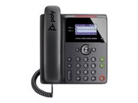HP Poly Edge B20 - VoIP-telefon med nummerpresentation/samtal väntar - 5-vägs samtalsförmåg - SIP, SDP - 8 linjer - svart 82M83AA