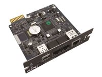 APC Network Management Card 2 with Environmental Monitoring - Adapter för administration på distans - 100Mb LAN - 100Base-TX - svart - för P/N: SRT1000XLJ, SRT1500XLJ, SRT2400XLJ, SRT3000XLTW, SRT5KRMXLW-TW, SRT6KXLTW AP9631