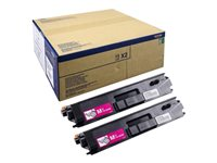 Brother TN900M - 2-pack - magenta - original - tonerkassett - för Brother HL-L9300CDWTT, MFC-L9550CDWT TN900MTWIN