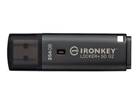 Kingston IronKey Locker+ 50 G2 - USB flash-enhet - krypterat - 256 GB - USB 3.2 Gen 1 - TAA-kompatibel IKLP50G2/256GB