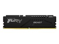 Kingston FURY Beast - DDR5 - moduuli - 8 Gt - DIMM 288 nastaa - 5600 MHz / PC5-44800 - CL36 - 1.25 V - puskuroimaton - on-die ECC - musta KF556C36BBE-8