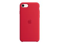 Apple - (PRODUCT) RED - takakansi matkapuhelimelle - silikoni - punainen malleihin iPhone 7, 8, SE (2.sukupolvi), SE (3rd generation) MN6H3ZM/A