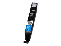 Canon CLI-551C - 7 ml - cyan - original - bläcktank - för PIXMA iP8750, iX6850, MG5550, MG5650, MG5655, MG6450, MG6650, MG7150, MG7550, MX725, MX925 6509B001